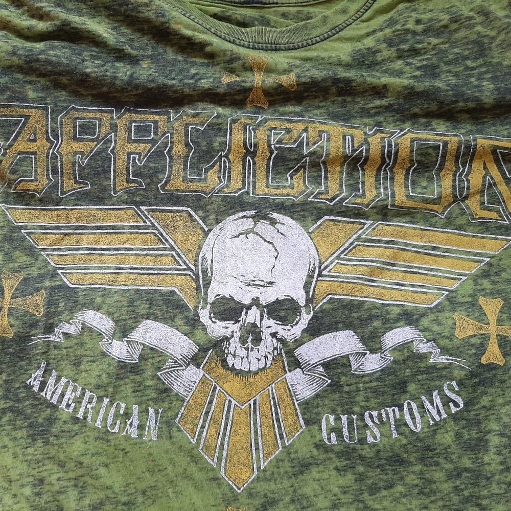 Lightweight Green Affliction TShirt
